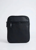 Replay Black Leather Side Bag