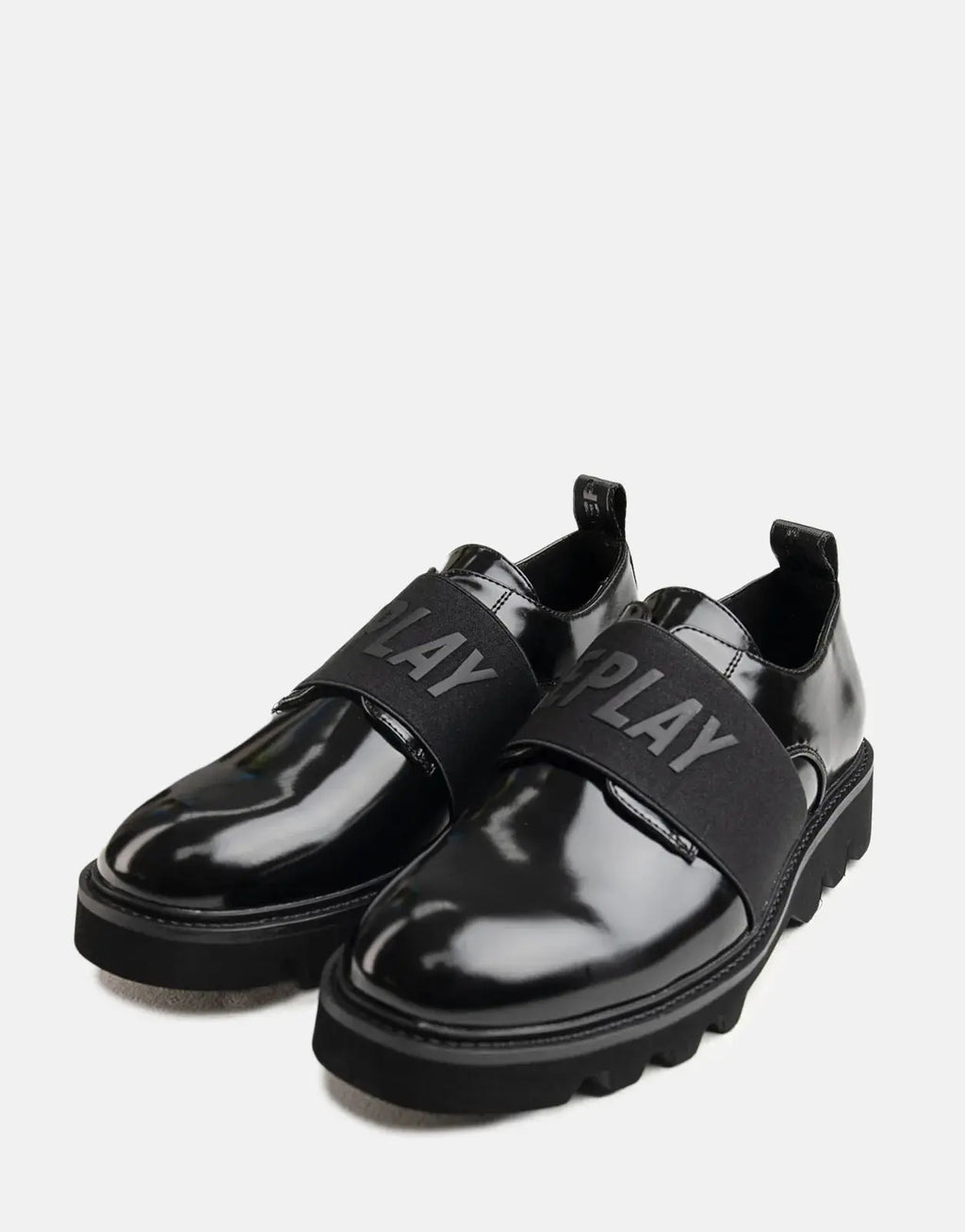 Replay Canver Brush Black Shoes - view 2
