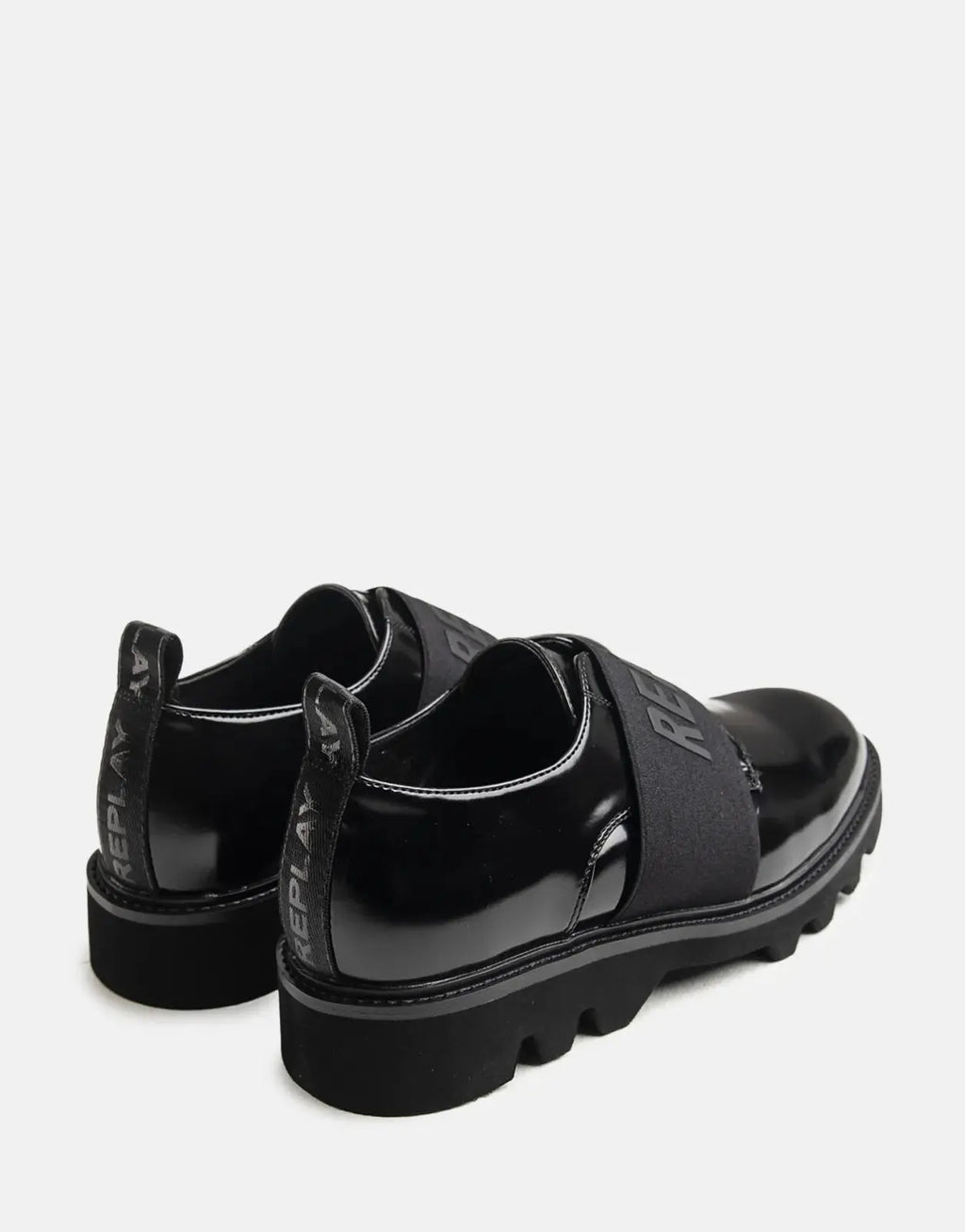 Replay Canver Brush Black Shoes - view 3