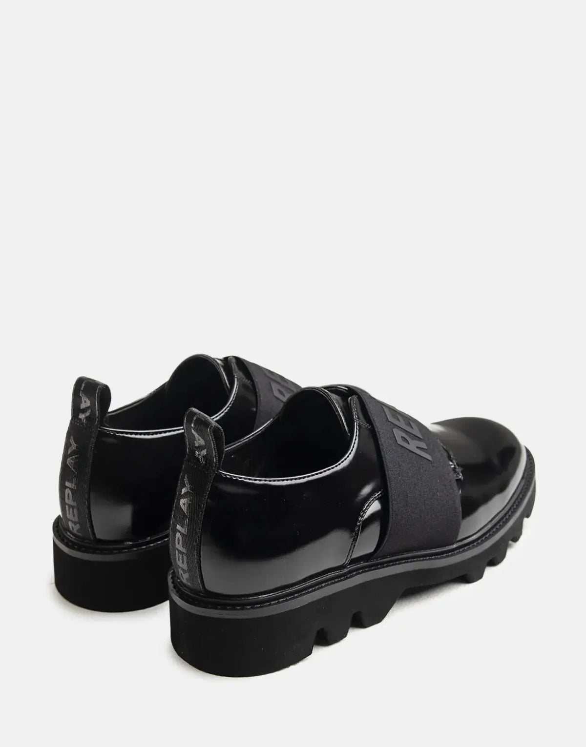 Replay Canver Brush Black Shoes - view 3
