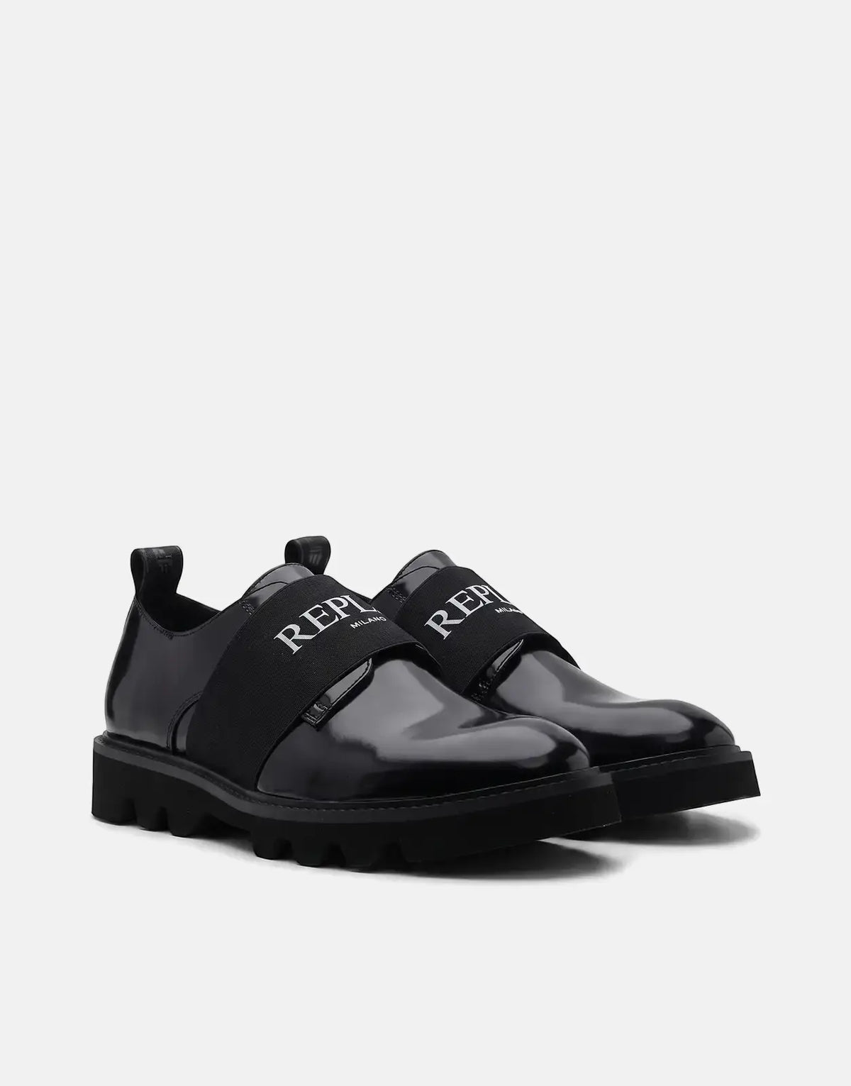 Replay Canver Brush Black/White Shoes - view 2