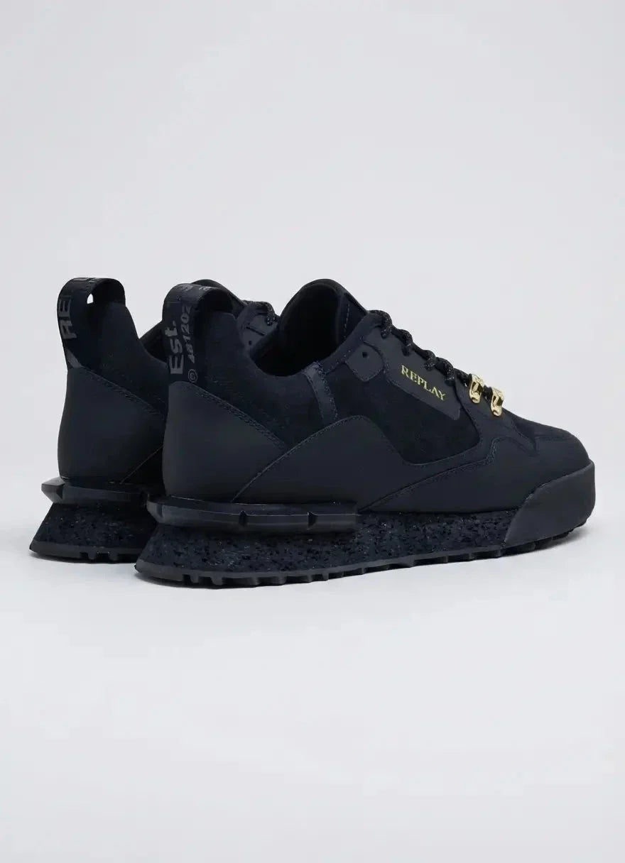 Replay Field Speed Suede Sa Navy Sneakers - view 3