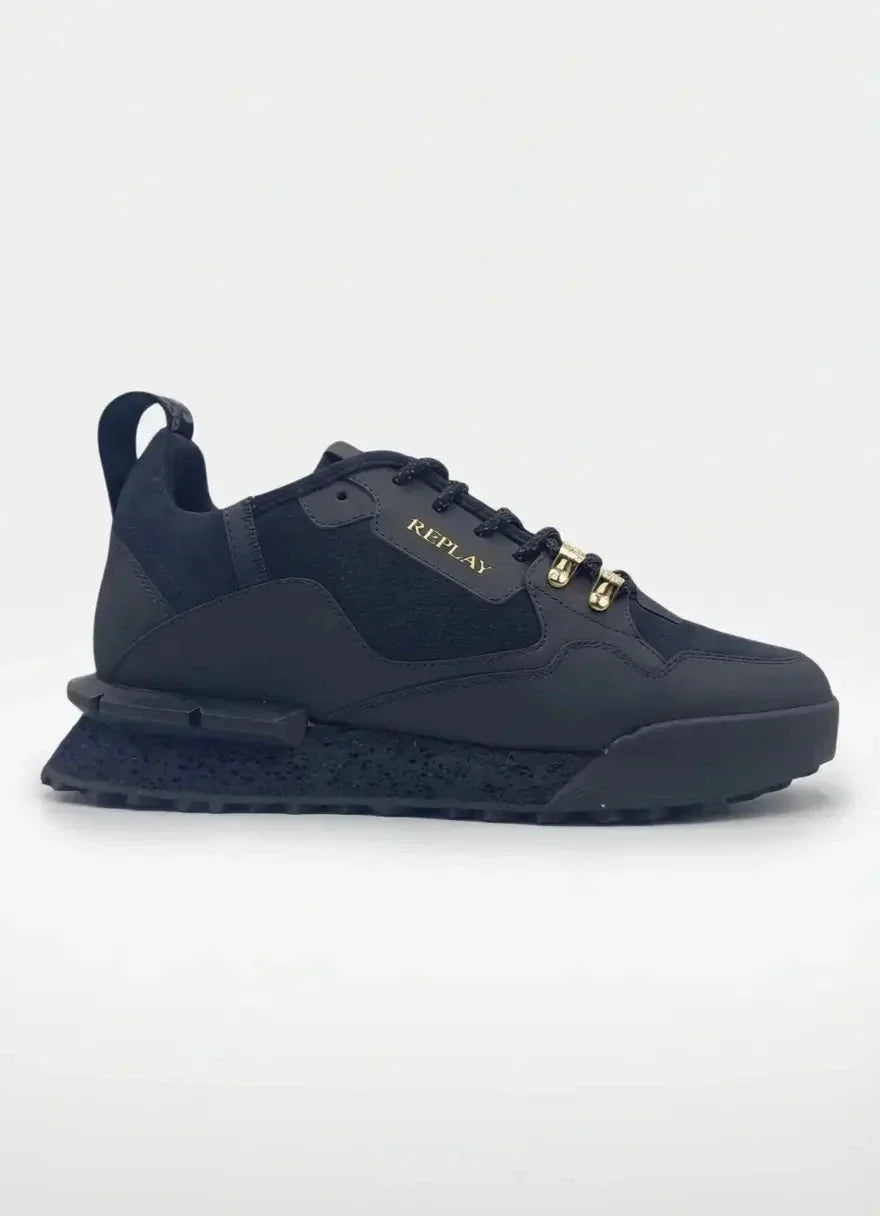 Replay Field Speed Suede Sa Navy Sneakers - view 4