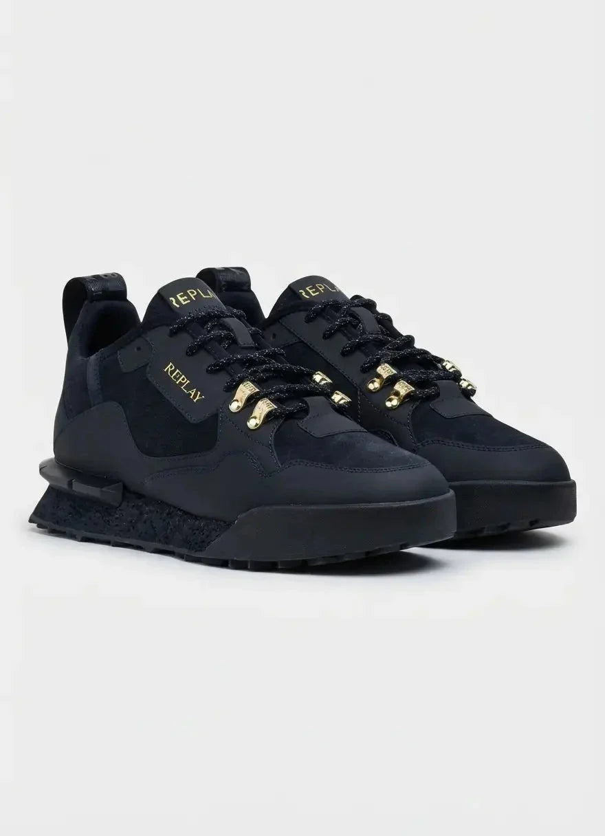 Replay Field Speed Suede Sa Navy Sneakers - view 5
