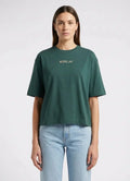 Replay Gold Trim Centre Logo Bottle Green T-Shirt