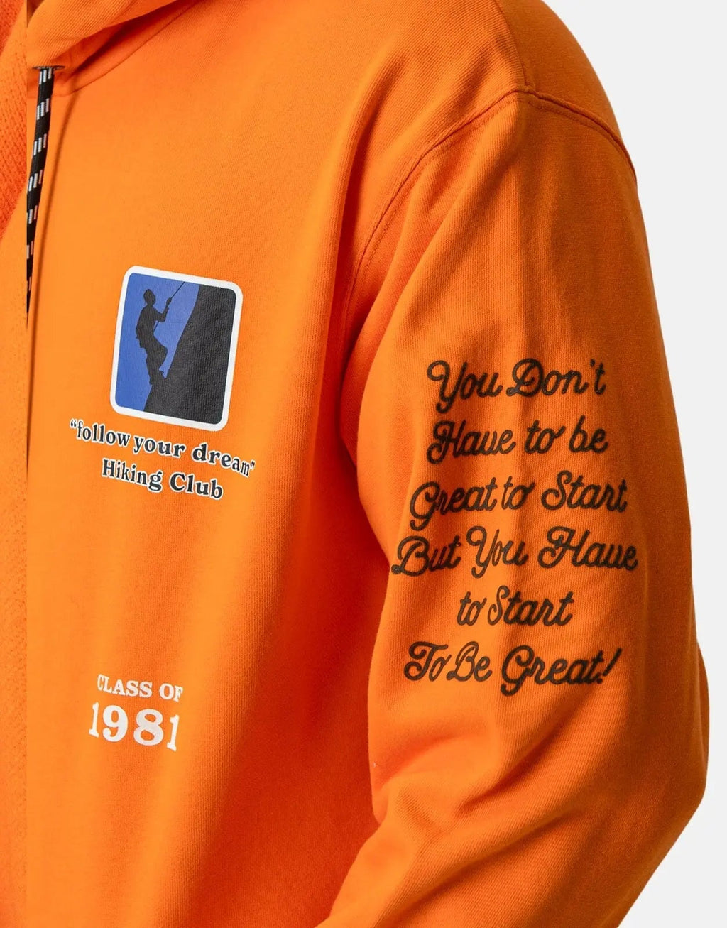 Replay Hiking Club Sweatshirt Ultra Orange - view 3