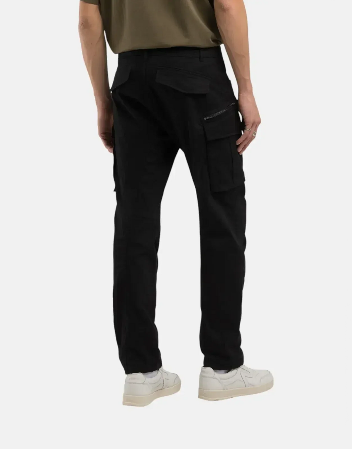 Replay Joe Cargo Black Trouser - view 2