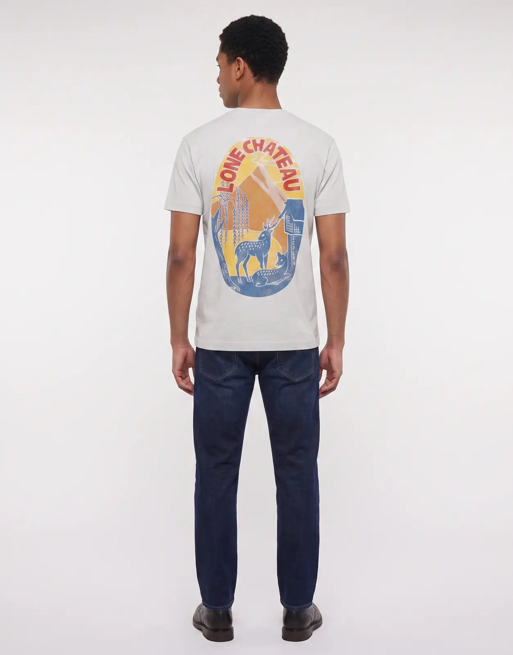 Replay Lonechateau Print Ice T-Shirt - view 2