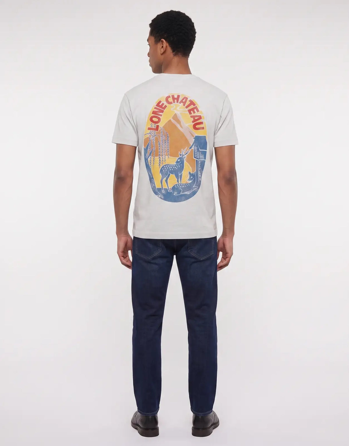 Replay Lonechateau Print Ice T-Shirt - view 2