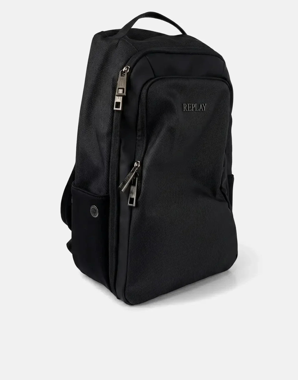 Replay Mesh Material Black Backpack - view 3