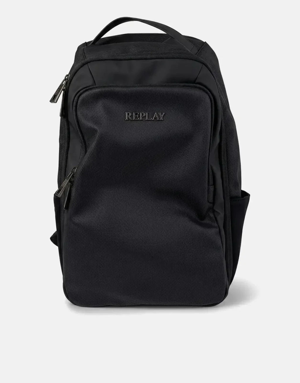 Replay Mesh Material Black Backpack