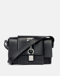 Replay Metal Lock Silver Black Purse