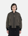 Replay Mud Green Bomber Jacket
