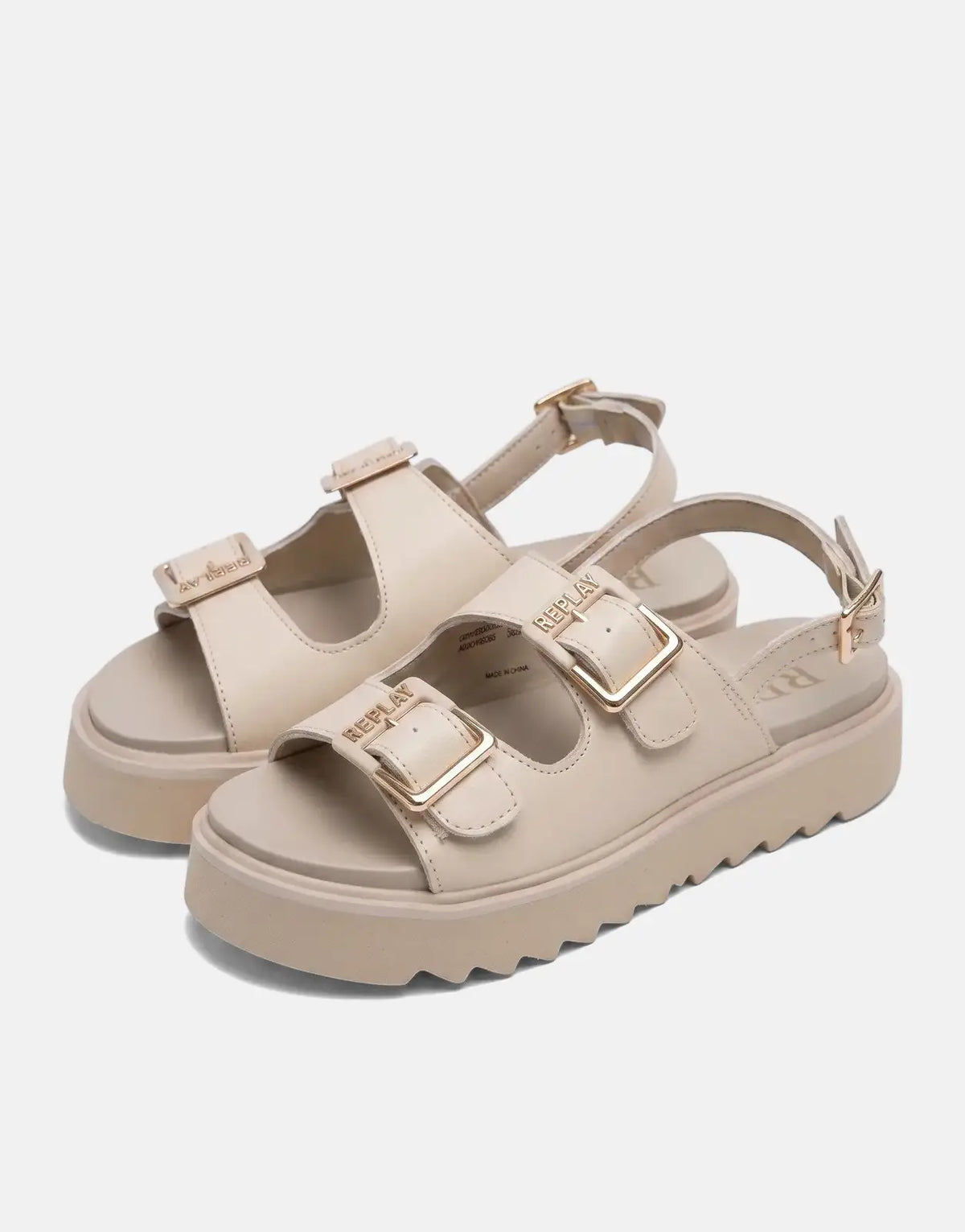 Replay New Alicante Tonal Beige Sandals - view 2