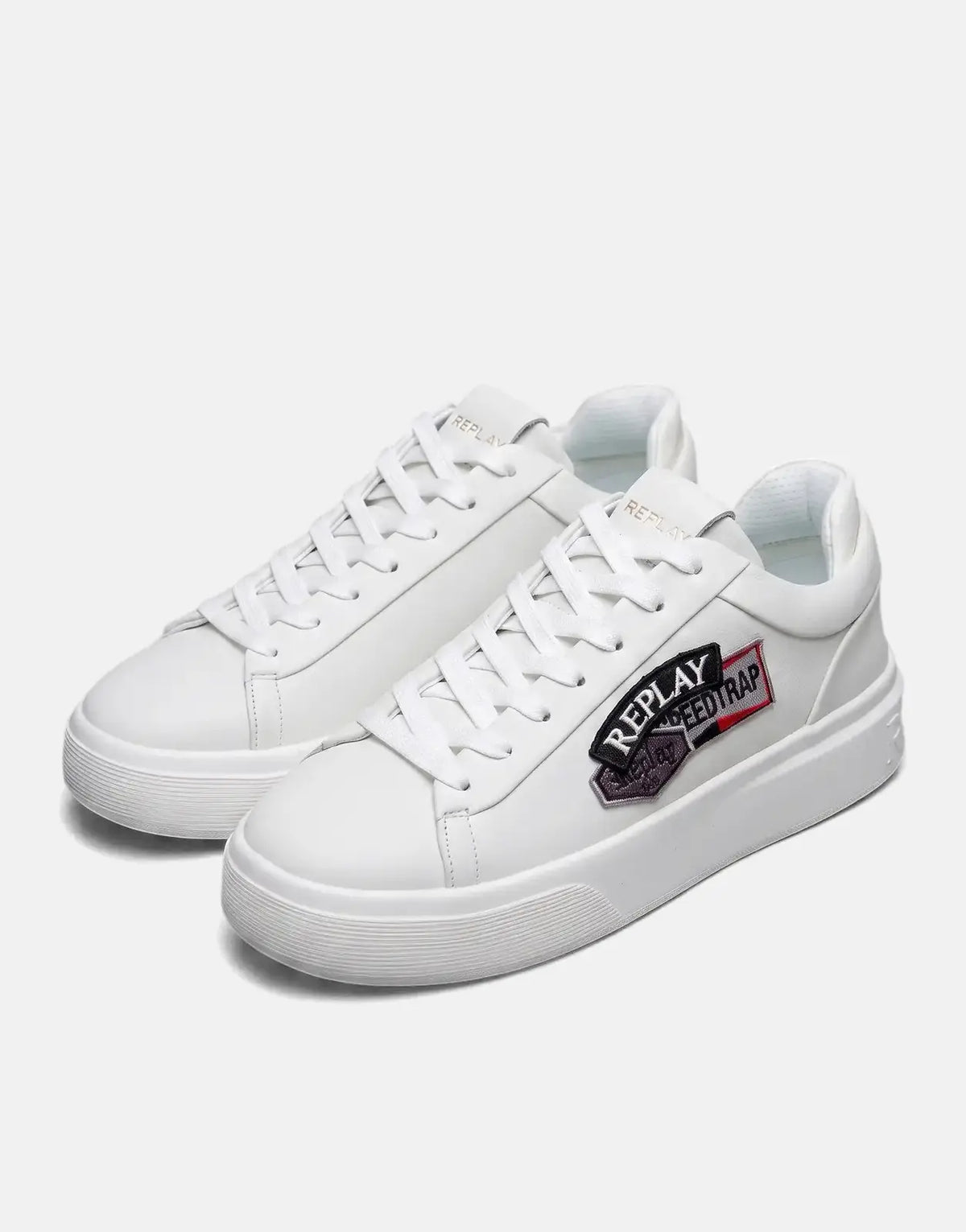 Replay Notting Badges White Sneakers - view 2