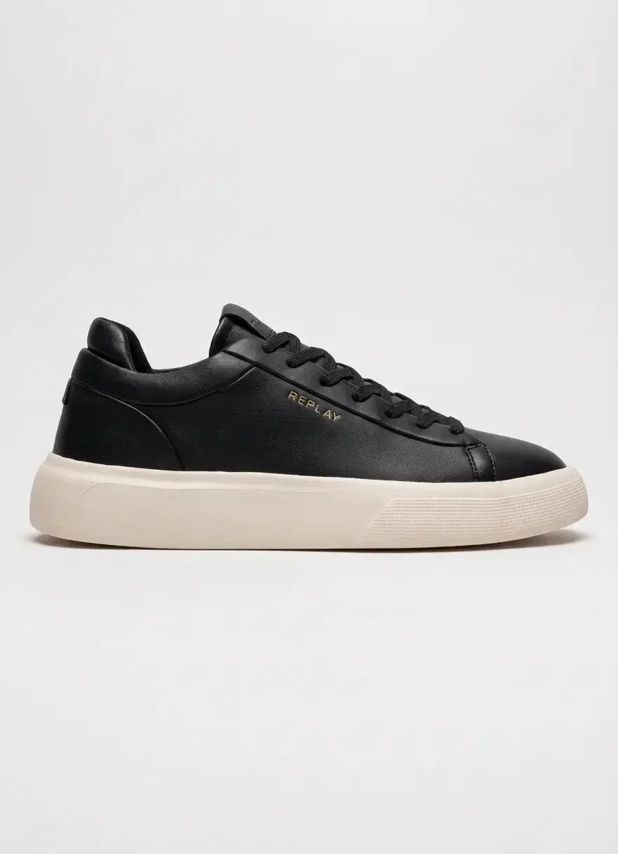 Replay Notting Double Black Sneakers
