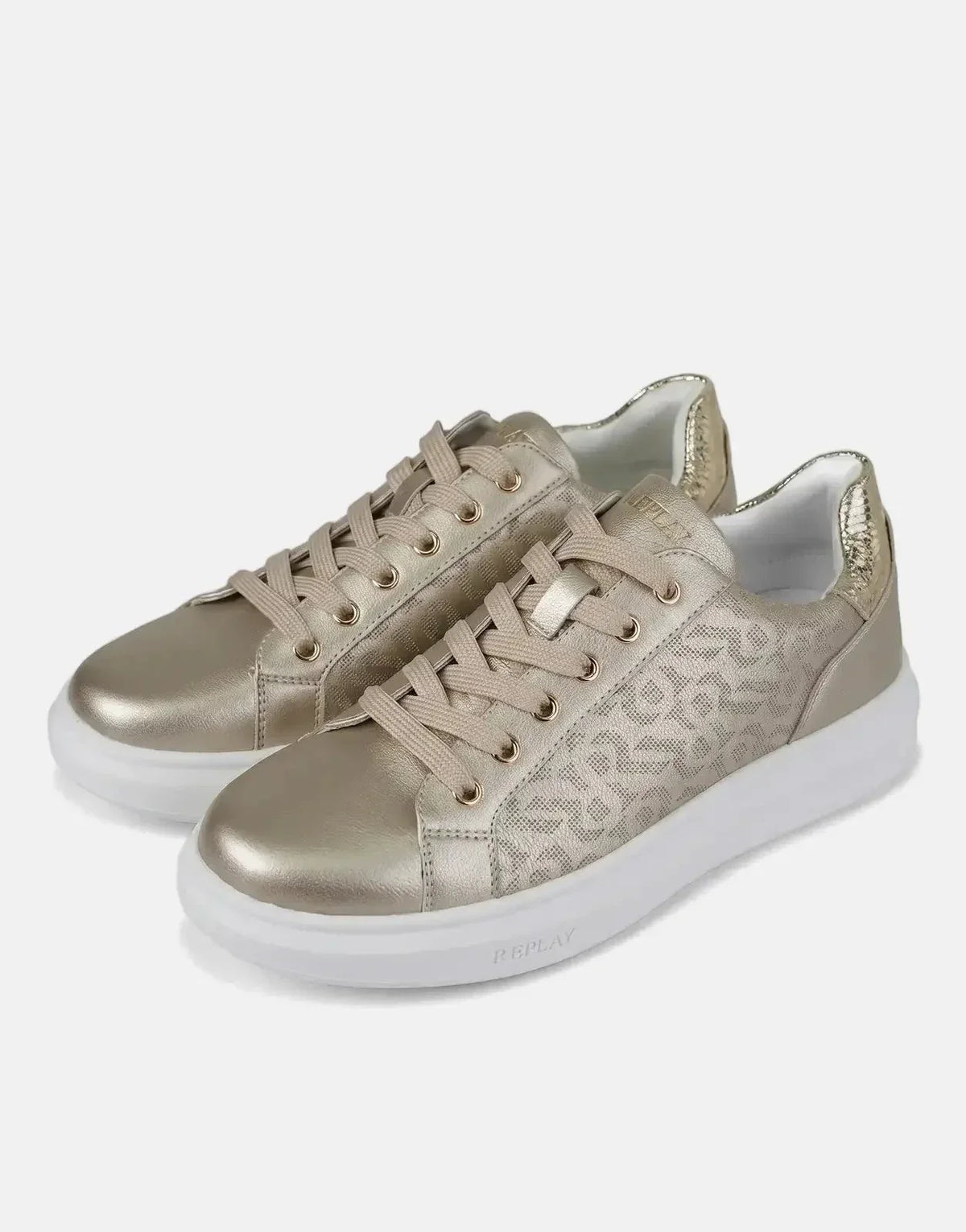 Replay Olympe Allover Sneaker Gold - view 2
