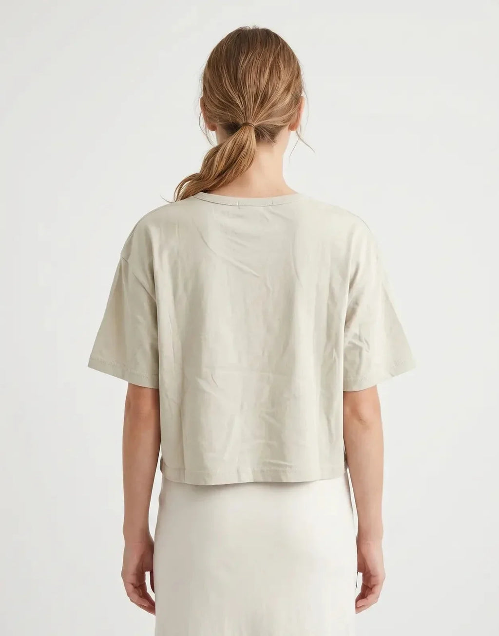 Replay Pocket Badge Brown Rice T-Shirt - view 2