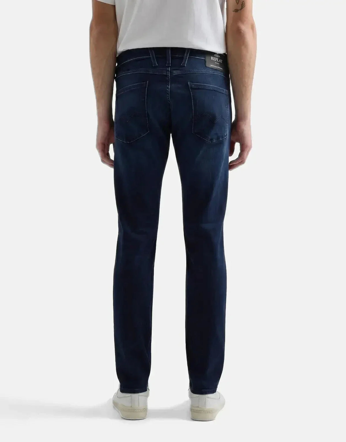 Replay Power Stretch Dark Blue Jeans - view 2