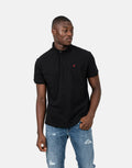 Replay R-Logo Black Polo Shirt