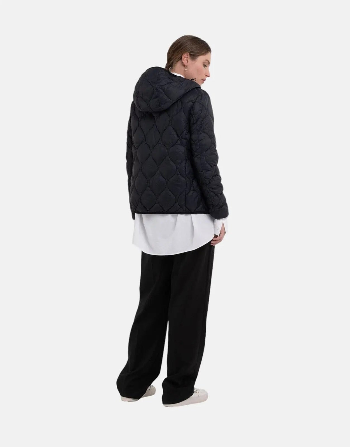 Replay Recycled Quilted Black Ladies Jacket - view 3