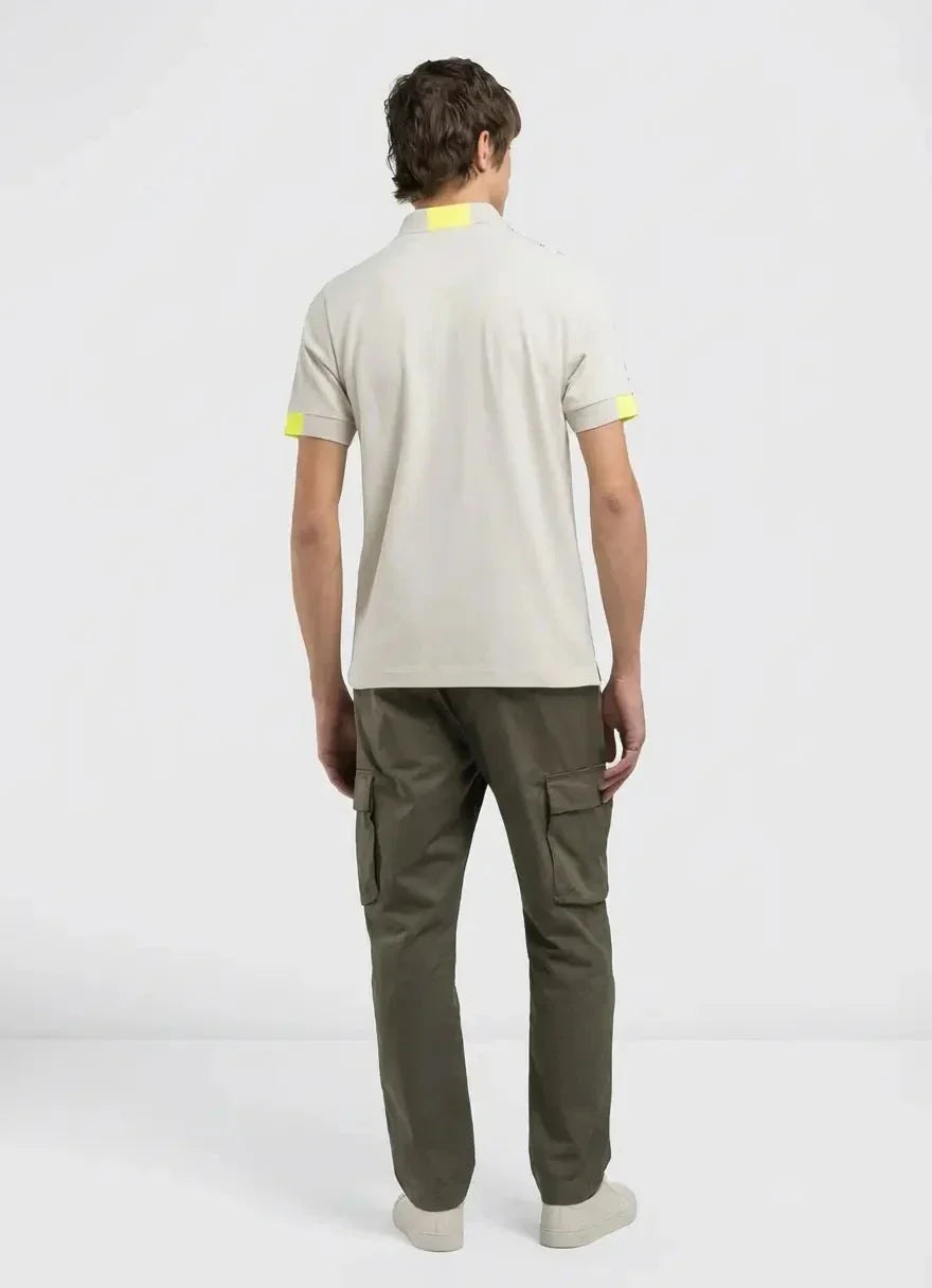 Replay Regular Inserts Alabaster Polo Shirt - view 3