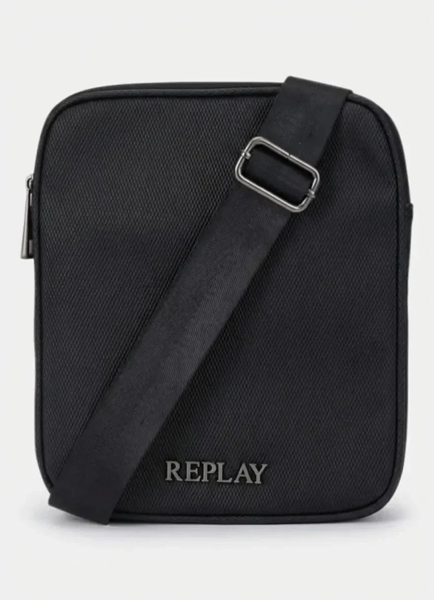 Replay Side Black Crossbody Bag