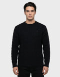Replay Side R-Logo Black Knitwear