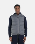 Replay Sleeveless Puffer Jacket Grey