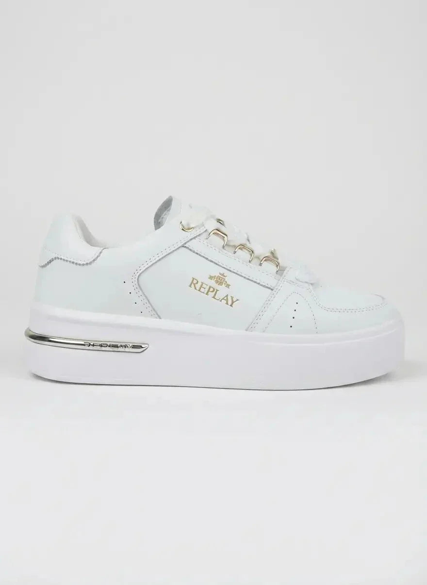 Replay University W Glam White Sneakers