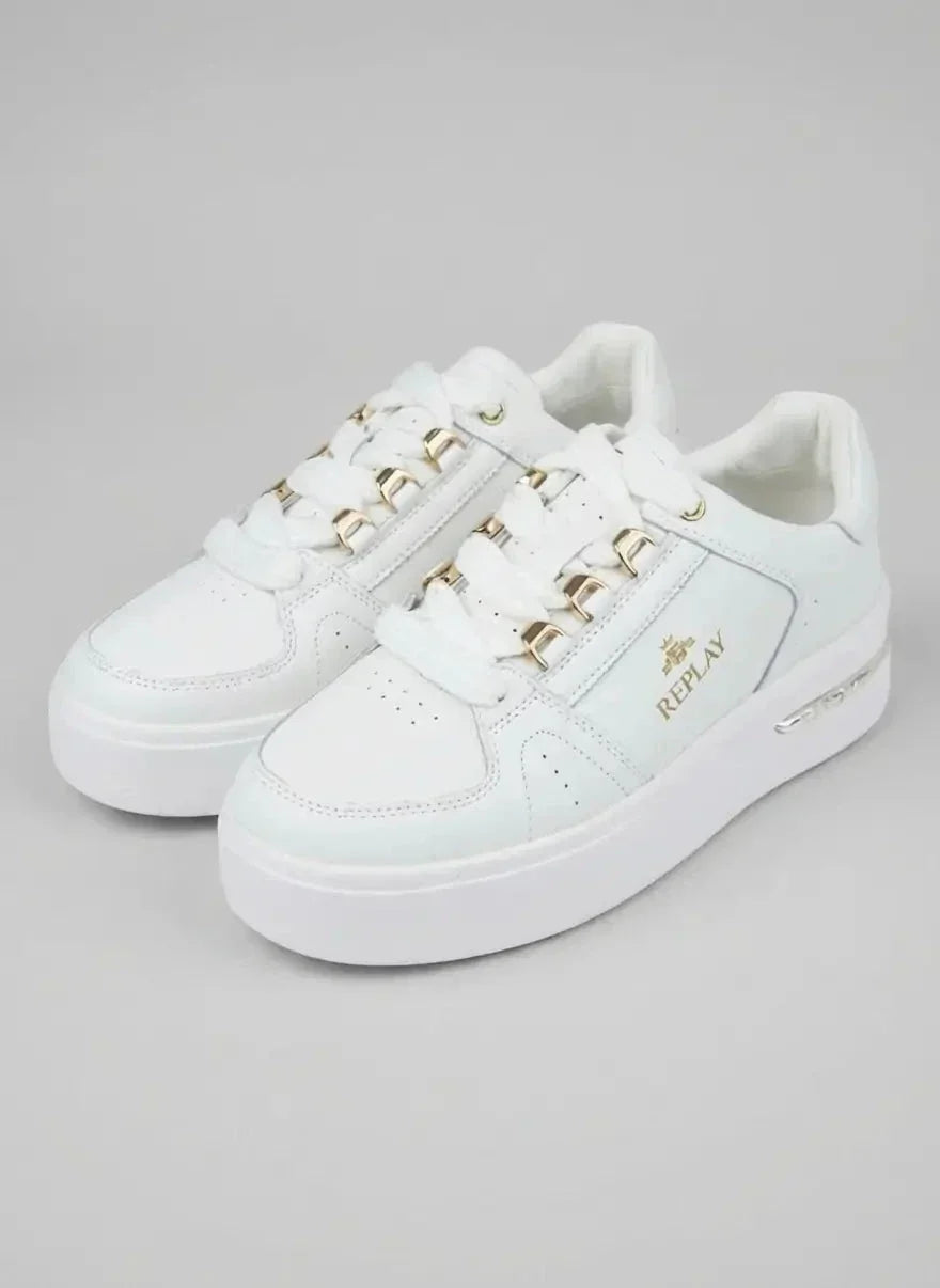 Replay University W Glam White Sneakers - view 2
