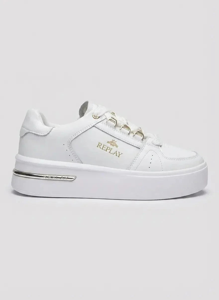 Replay University W Glam White Sneakers - view 3