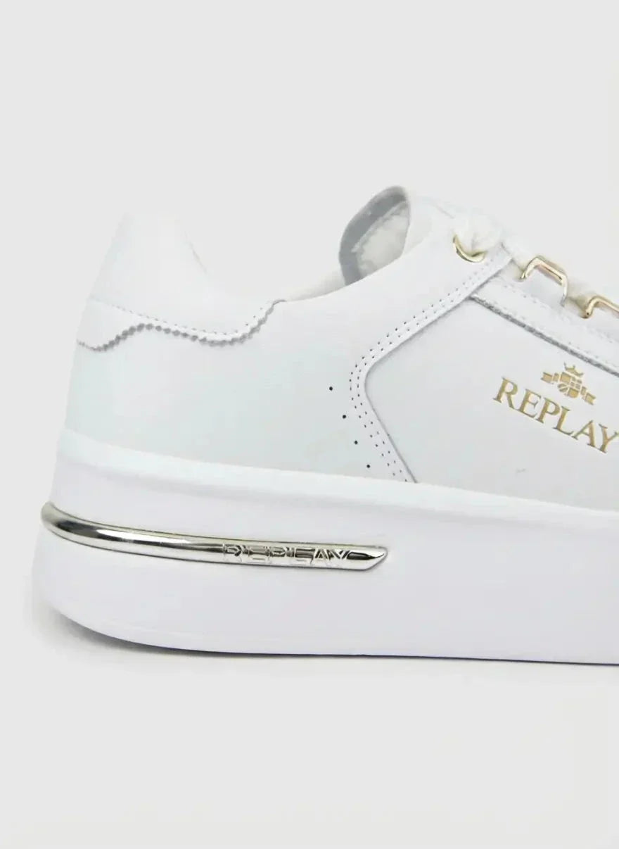 Replay University W Glam White Sneakers - view 5