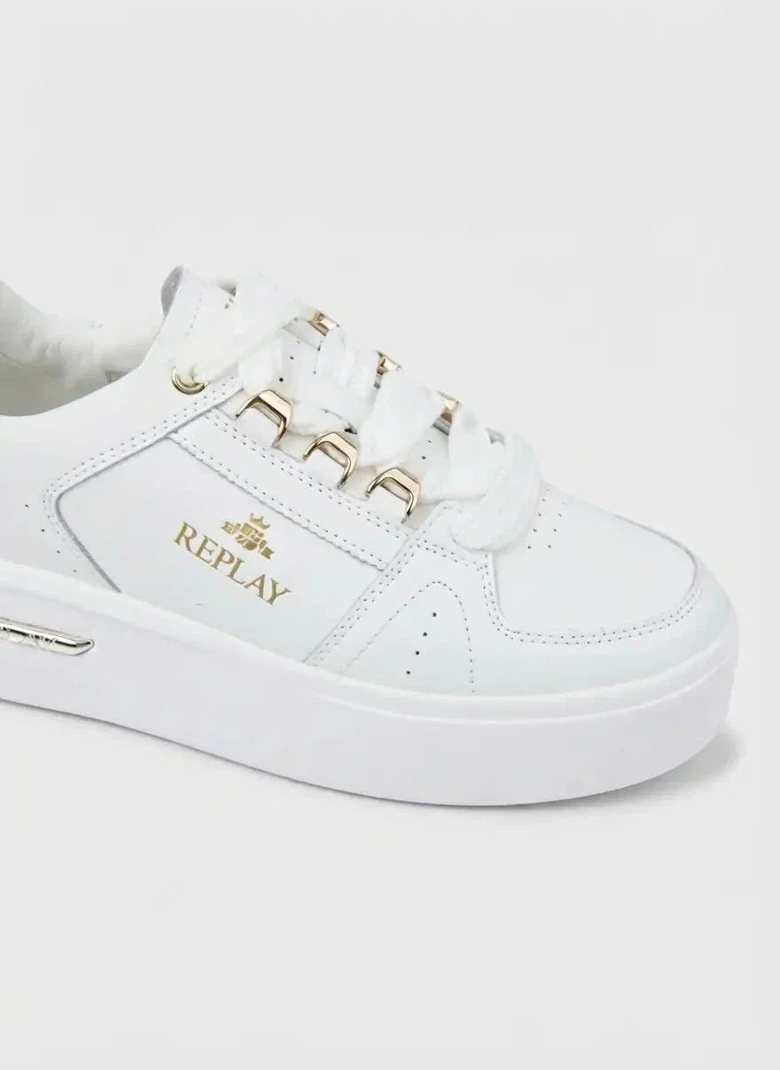 Replay University W Glam White Sneakers - view 6