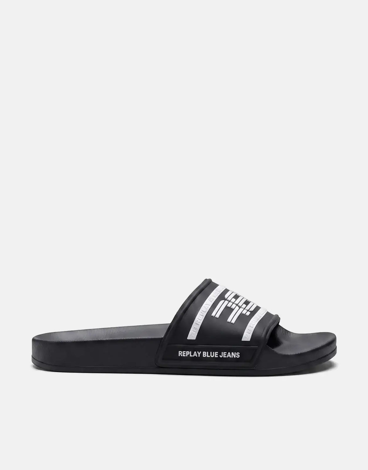 Replay Up Graven Black/White Slides