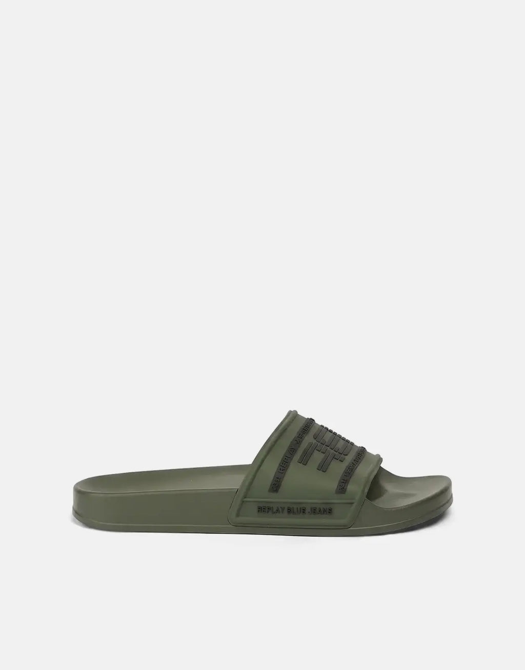 Replay Up Graven Mil Green/Black Slides