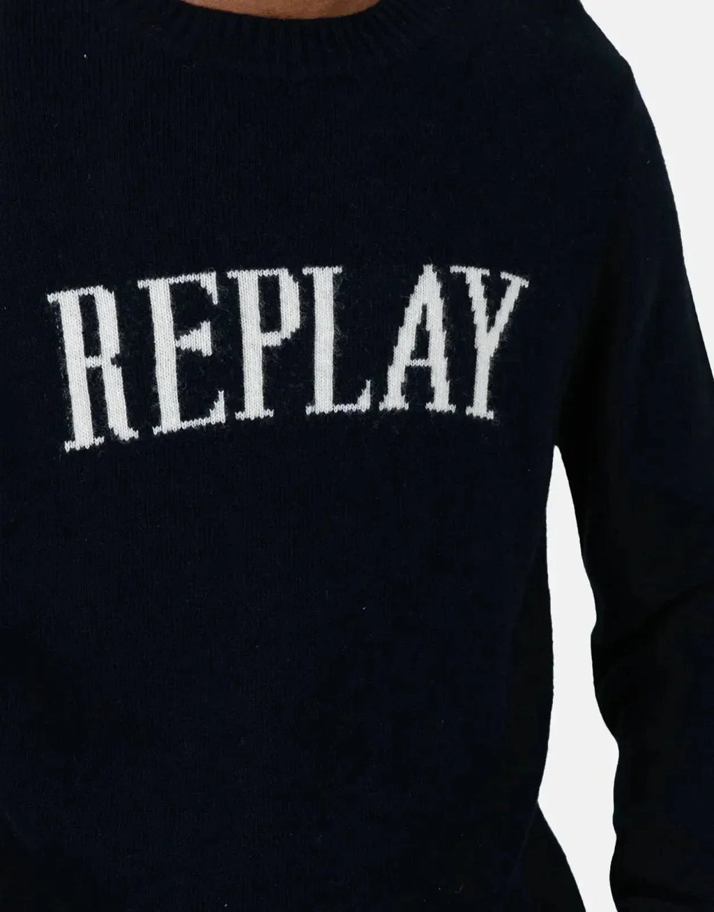 Replay Mesh Navy Jersey - view 3