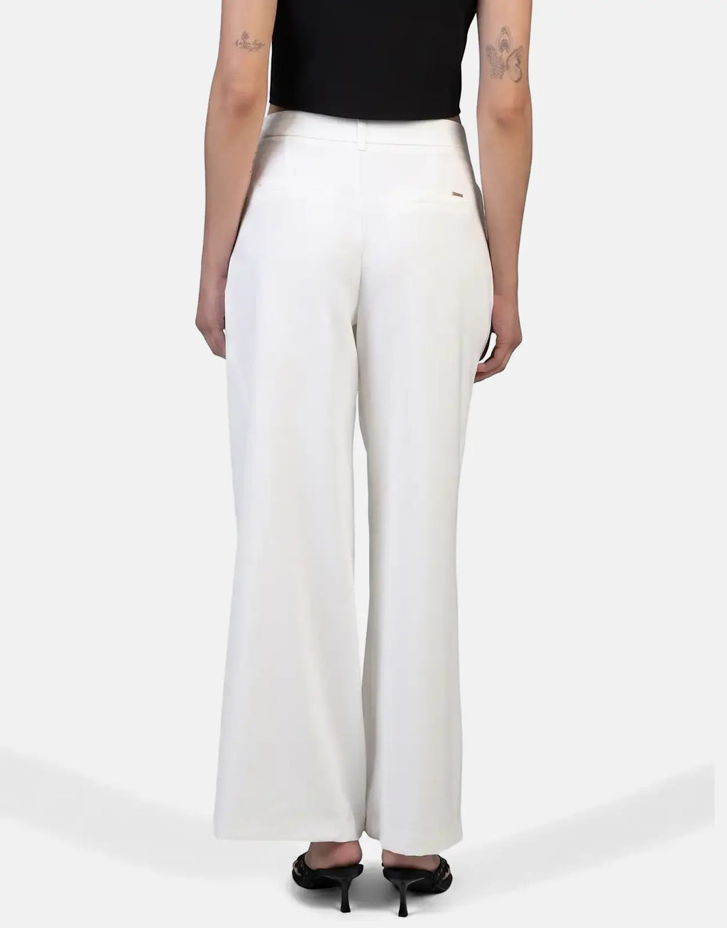 Sissy Boy Alice Wide Leg Off White Trouser - view 2
