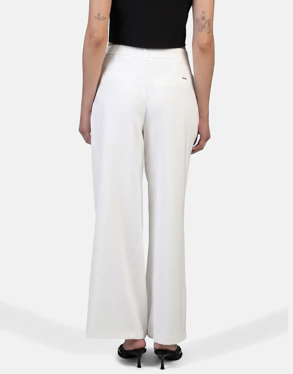 Sissy Boy Alice Wide Leg Off White Trouser - view 2