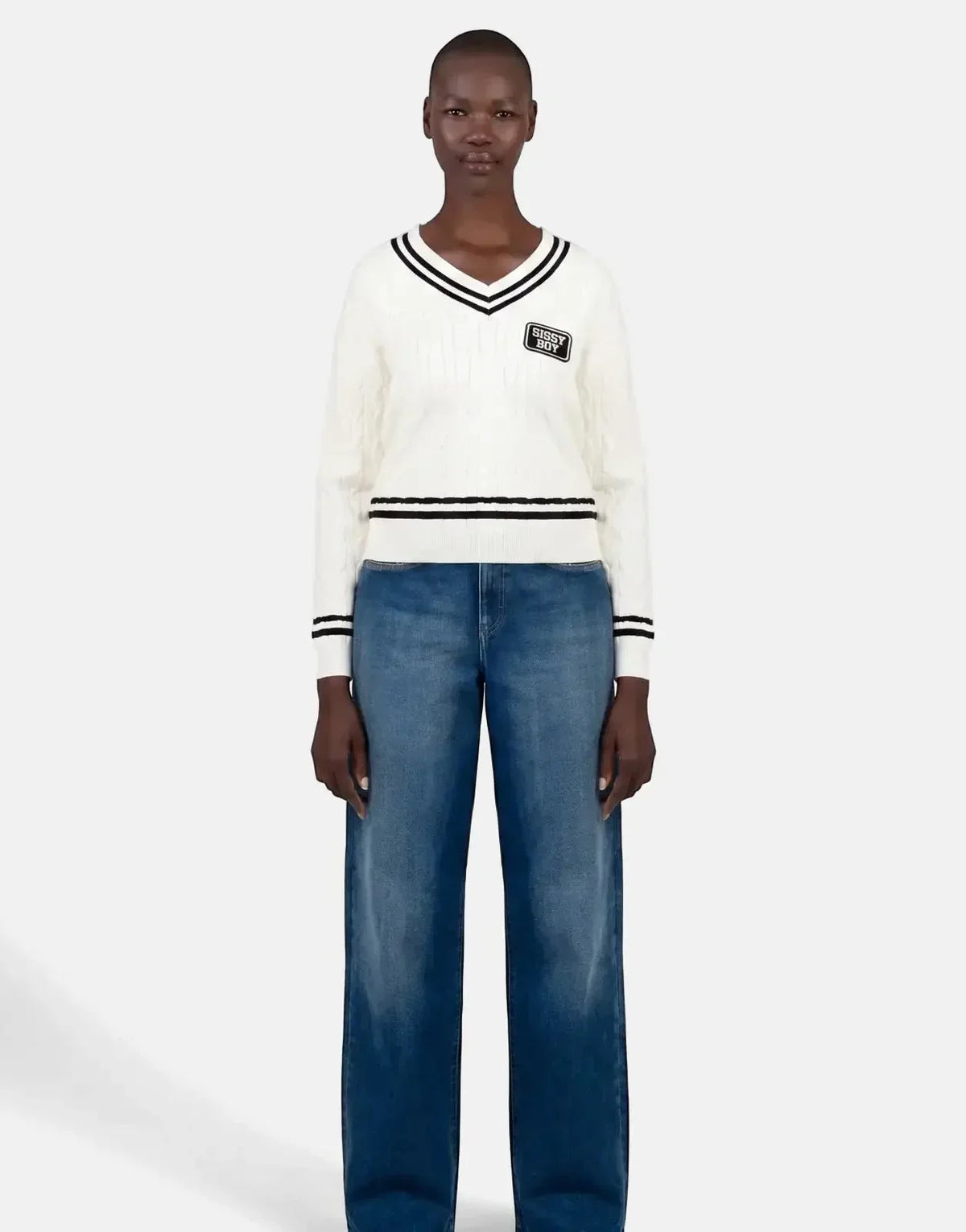 Sissy Boy All In Knit Sweatshirt - view 3