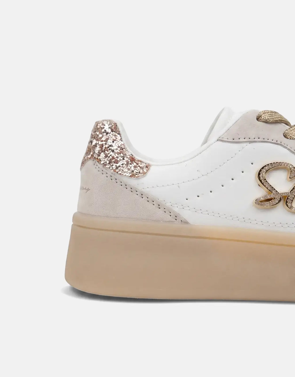 Sissy Boy Blaine White/Gold Sneakers - view 5