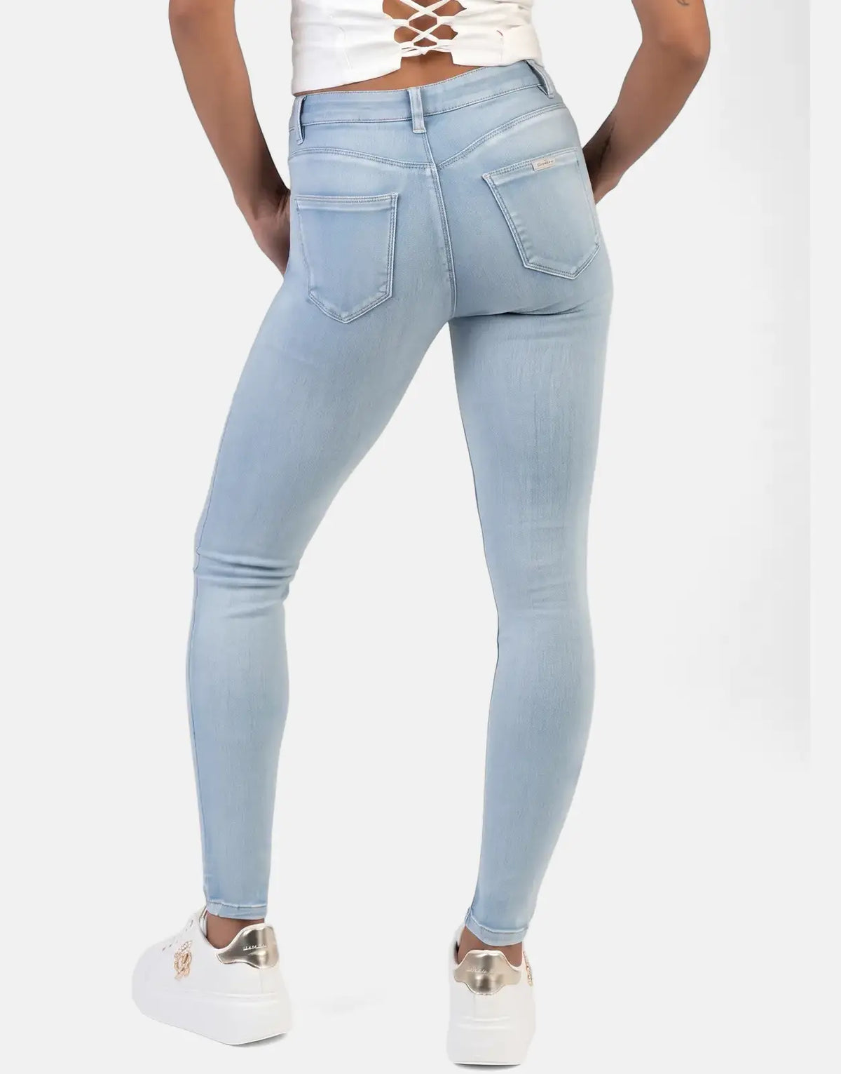 Sissy Boy Cara Light Vintage Mid Waist Skinny Jeans - view 2
