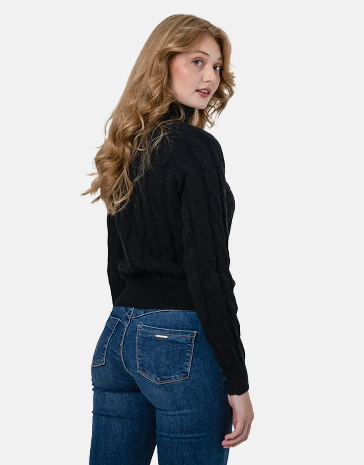Sissy Boy Chunky Knit Poloneck Sweatshirt - view 3