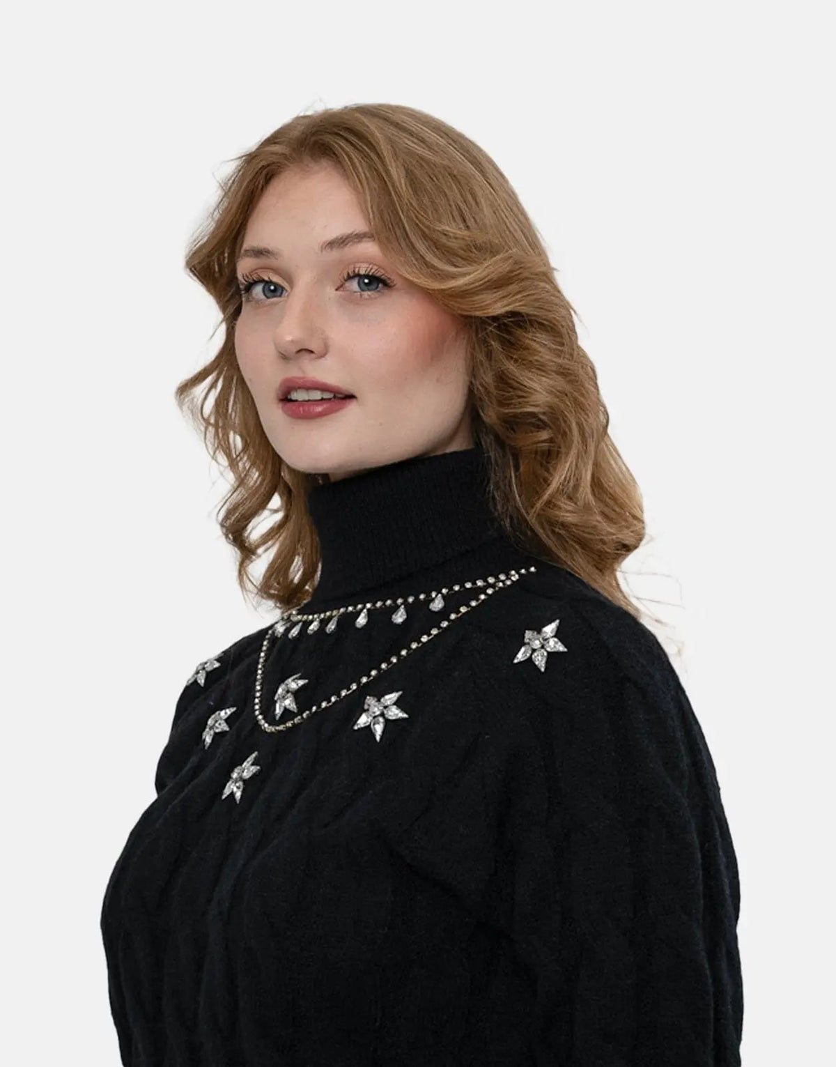 Sissy Boy Chunky Knit Poloneck Sweatshirt - view 4