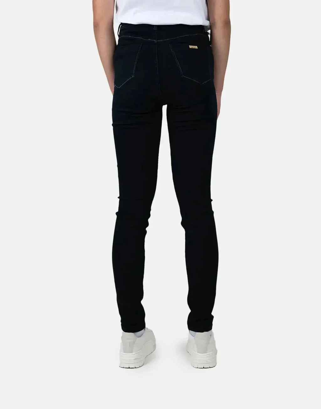Sissy Boy High Waist Skinny With Exposed Buttons - view 2