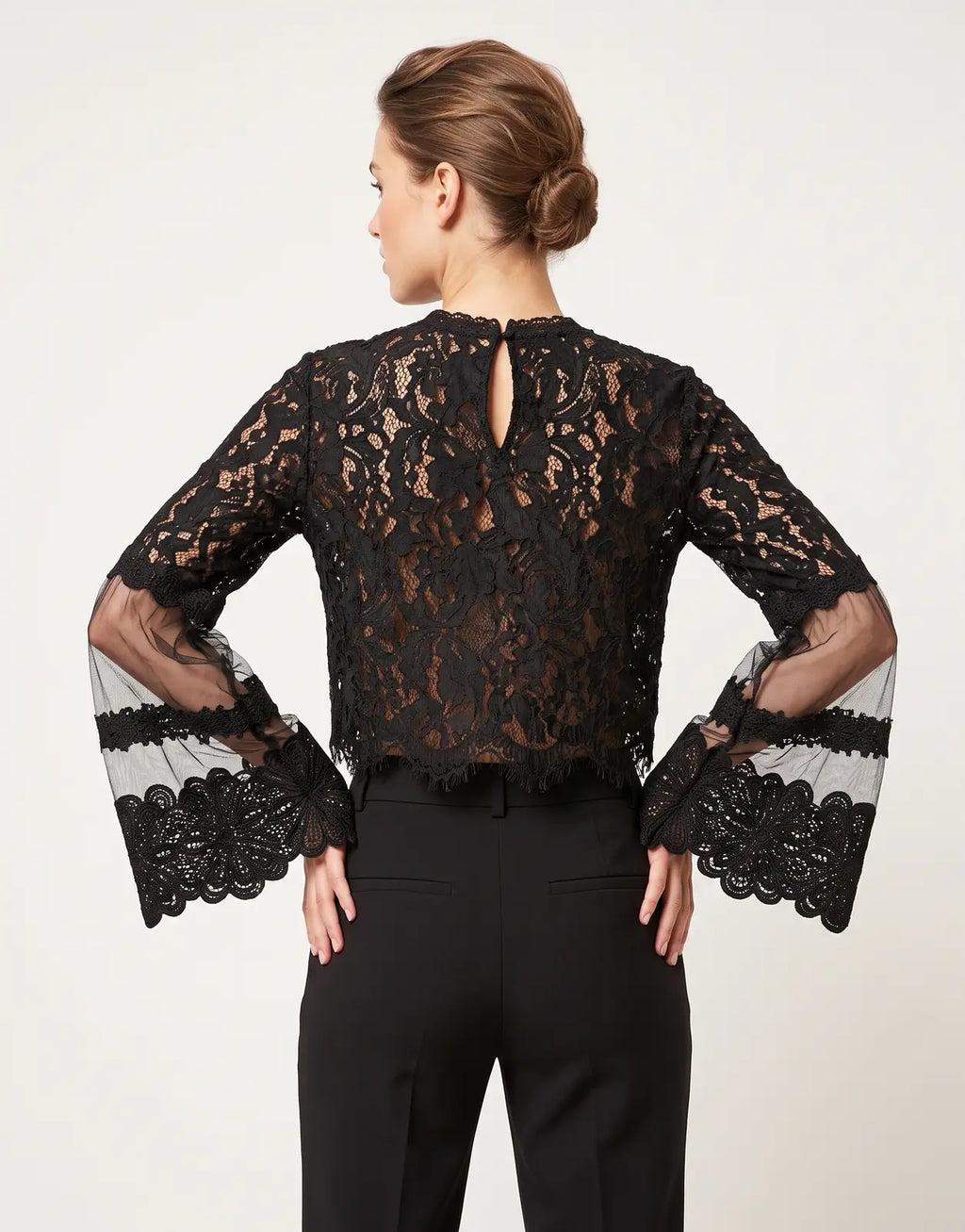 Sissy Boy In Your World Black Blouse - view 2