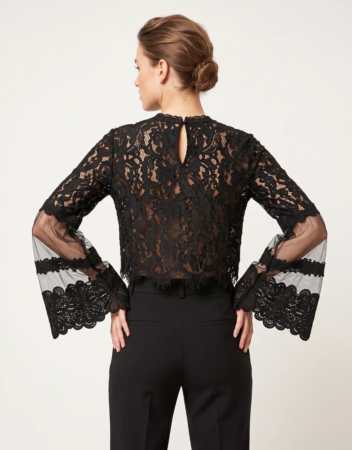 Sissy Boy In Your World Black Blouse - view 2