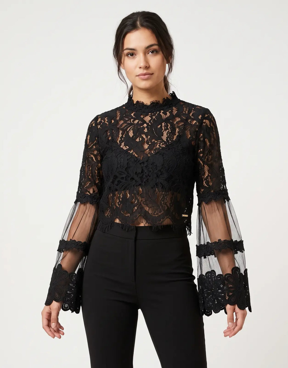 Sissy Boy In Your World Black Blouse