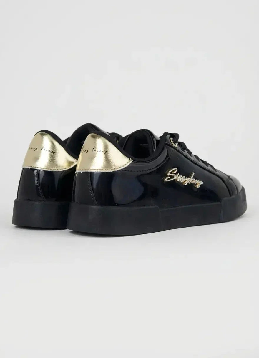 Sissy Boy Marty Patent Black Sneakers - view 3
