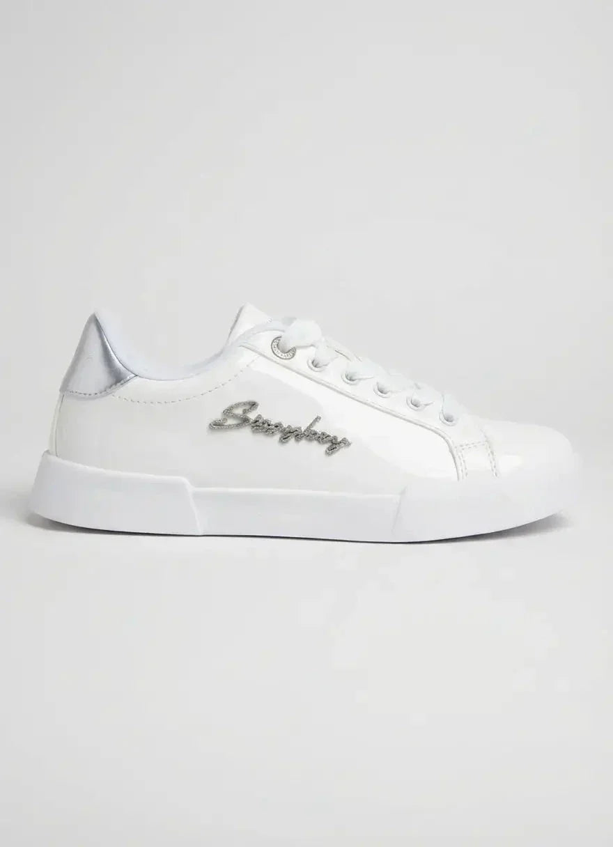 Sissy Boy Marty Patent White Sneakers